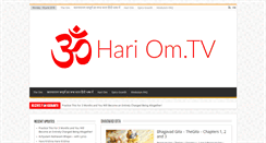 Desktop Screenshot of hariom.tv