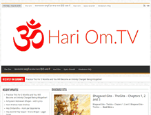 Tablet Screenshot of hariom.tv